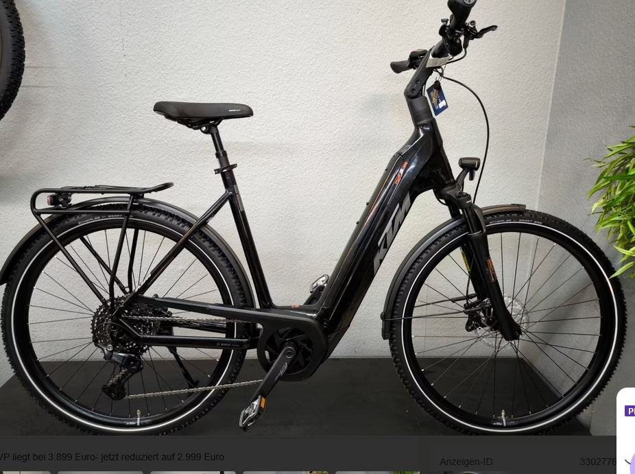 KTM Macina Tour CX 830 800Wh Gen 5 2025 E-Bike UVP:3.899