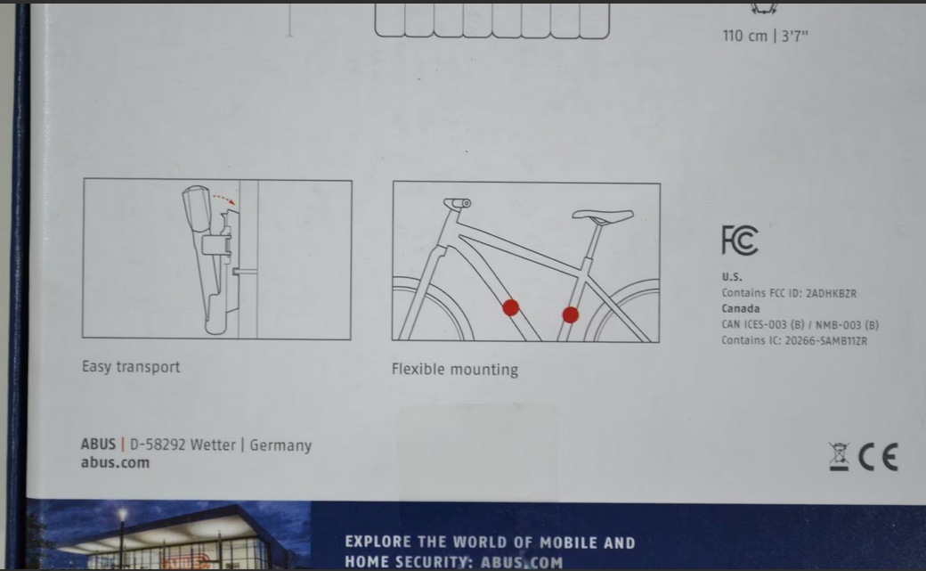 ABUS BORDO One 6500A UVP 249,95 €