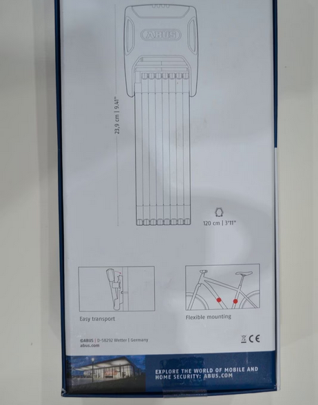ABUS Fahrradschloss Bordo Alarm 6000KA UVP 174,95 €