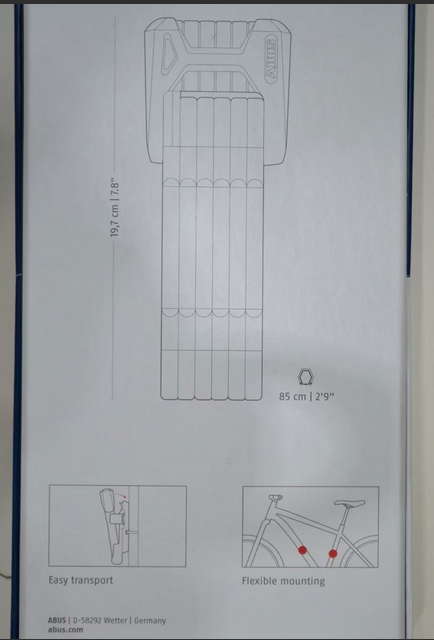 ABUS BORDO GRANIT XPlus 6500 UVP 169,95 €